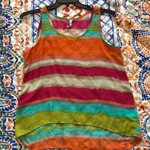 Sheer women’s tank top